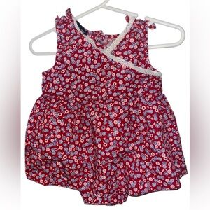 Faded Glory- Vintage Floral Dress/ Romper/Onsie